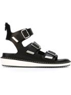 Givenchy Flat Three Buckle Sandals