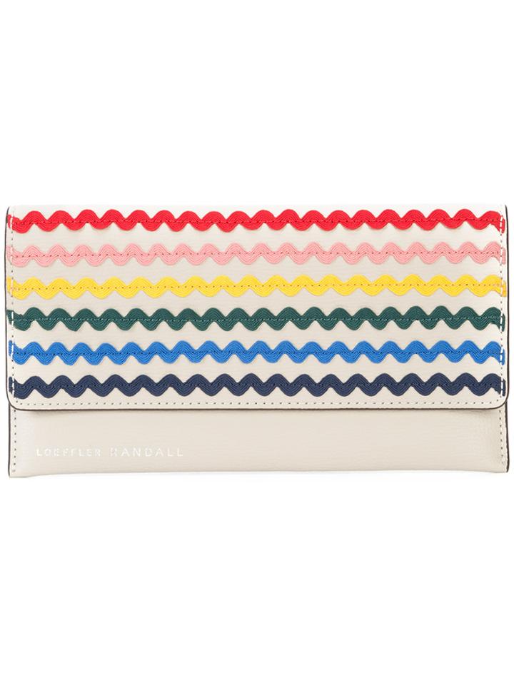 Loeffler Randall Wave Design Wallet - Grey