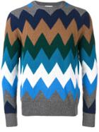 Moncler Crew Neck Jumper - Blue