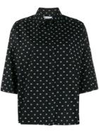 Balenciaga Vareuse Printed Shirt - Black