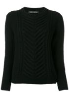Iris Von Arnim Knitted Sweatshirt - Black