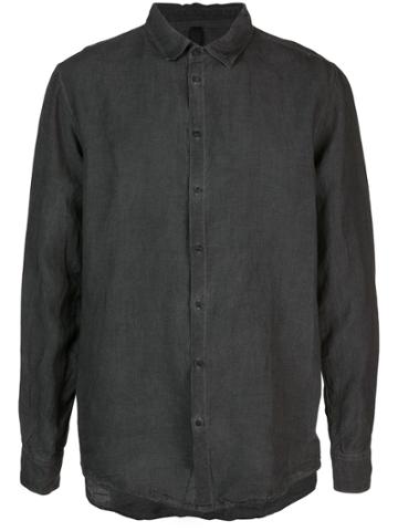 Poème Bohémien Long Sleeved Cotton Blend Shirt - Grey