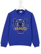 Kenzo Kids 'tiger' Sweatshirt, Toddler Girl's, Size: 2 Yrs, Blue