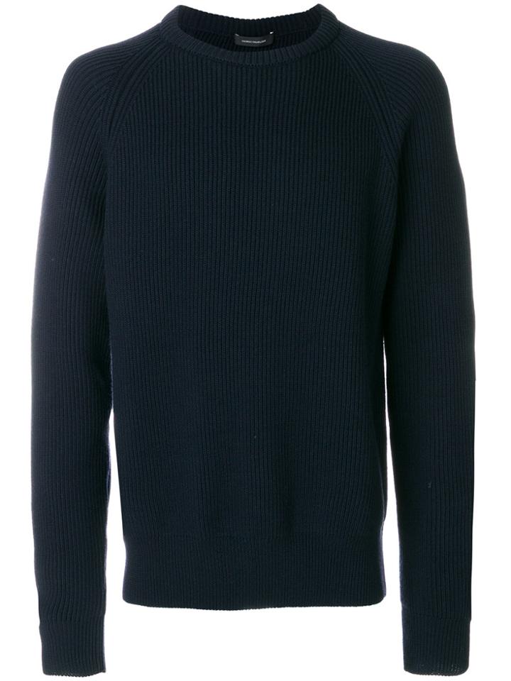 Cédric Charlier Crew Neck Jumper - Blue