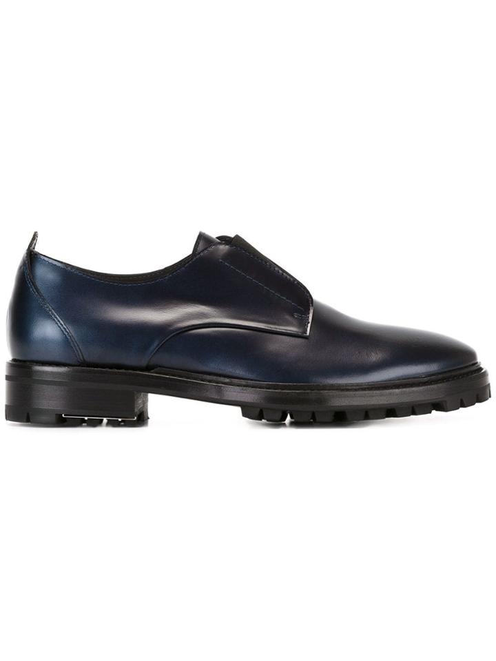 Lanvin Slip-on Derby Shoes - Blue