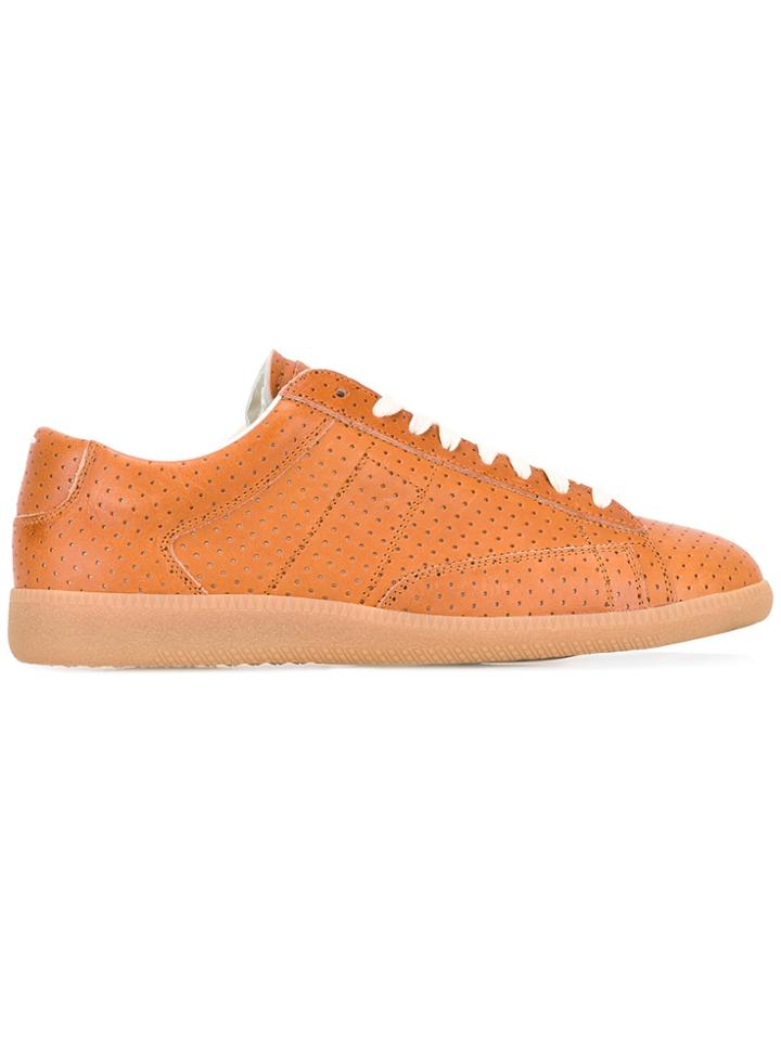 Maison Margiela Perforated Sneakers - Brown