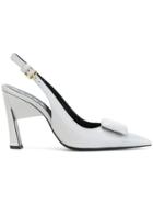 Marni Button Structural Pumps - Grey