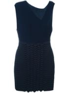 Jay Ahr Origami Panel Dress, Women's, Size: 36, Blue, Polyester/spandex/elastane/silk