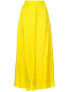 Layeur High-waisted Trousers - Yellow