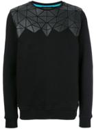 Frankie Morello Geometric Sweatshirt - Black