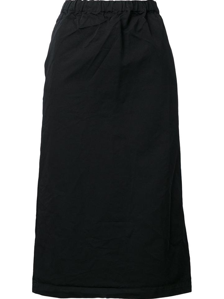 Comme Des Garçons Comme Des Garçons Elasticated Waist Midi Skirt