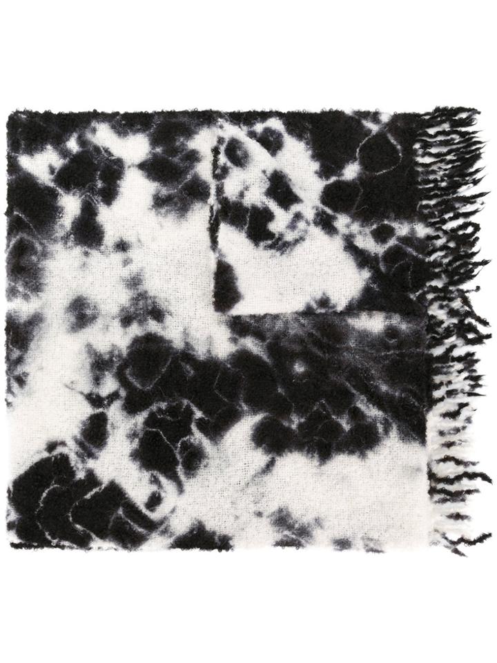 Suzusan Patterned Shawl - White