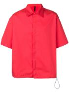Unravel Project Oversized Shortsleeved Shirt - Red