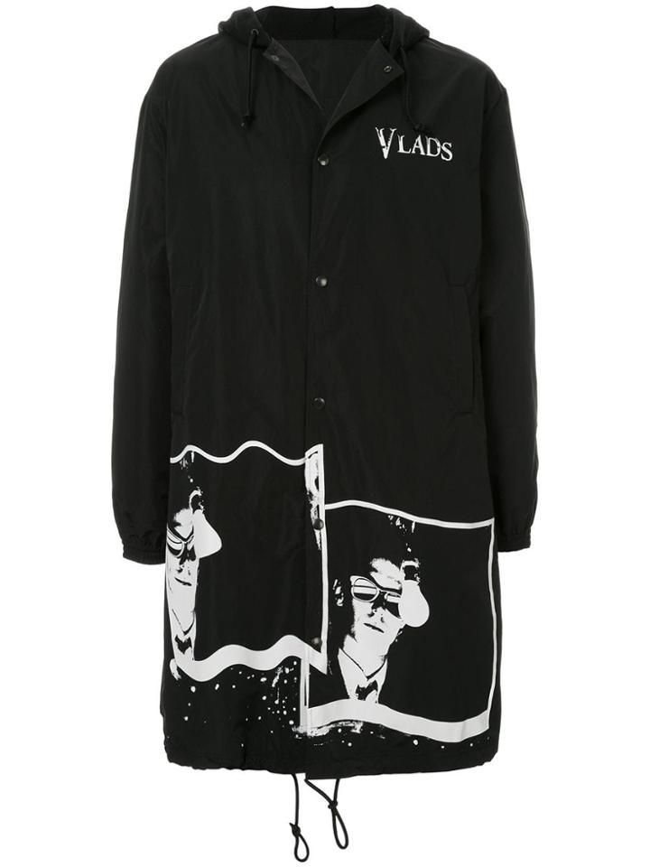 Undercover Hooded Raincoat - Black