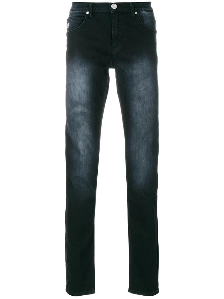 Versace Jeans Faded Slim Jeans - Black
