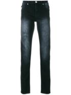 Versace Jeans Faded Slim Jeans - Black