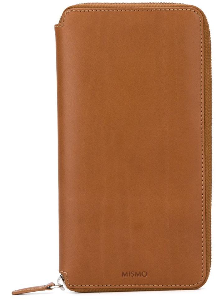 Mismo 'nomad' Zip Up Cardholder - Brown