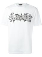 Versace Studded Logo T-shirt, Men's, Size: Large, White, Cotton