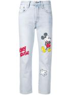 Levi's 501 Mickey Mouse Crop Jeans - Blue