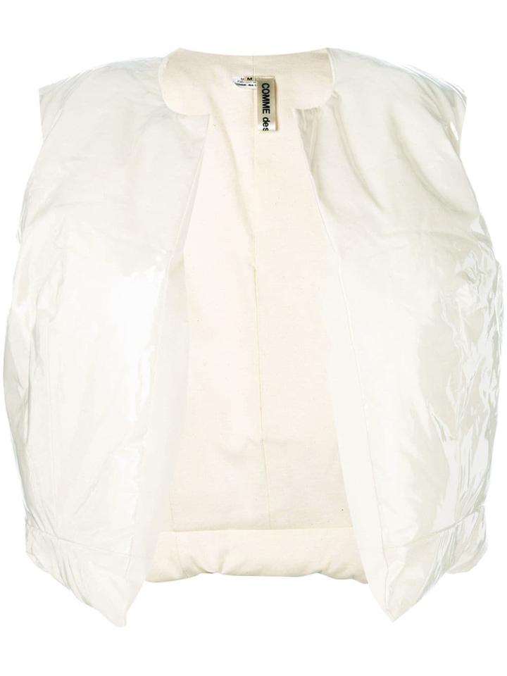 Comme Des Garçons Vintage Puffer Gilet - White