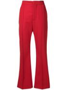 Marni High Waisted Trousers - Red