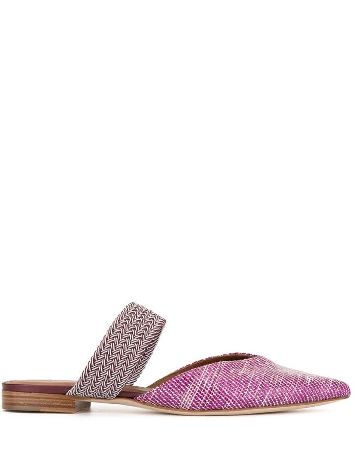 Malone Souliers Maisie Mule Ballerinas - Purple