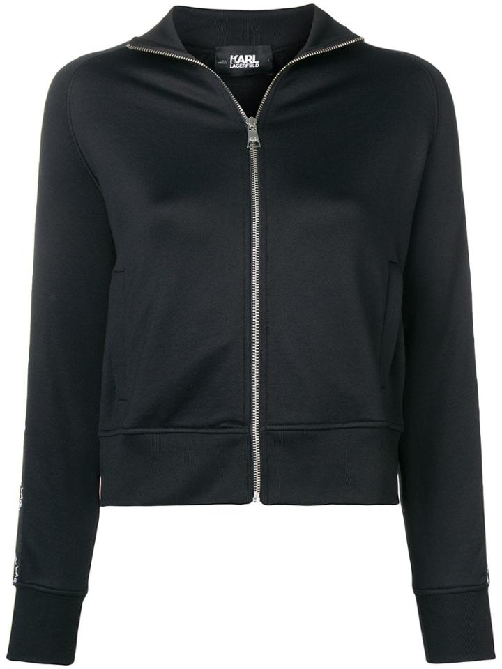 Karl Lagerfeld Zipped Fleece - Black