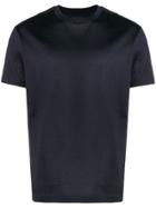 Les Hommes Shoulder Stripe T-shirt - Blue