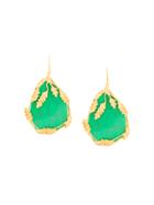 Aurelie Bidermann Francoise Turquoise Earrings - Green