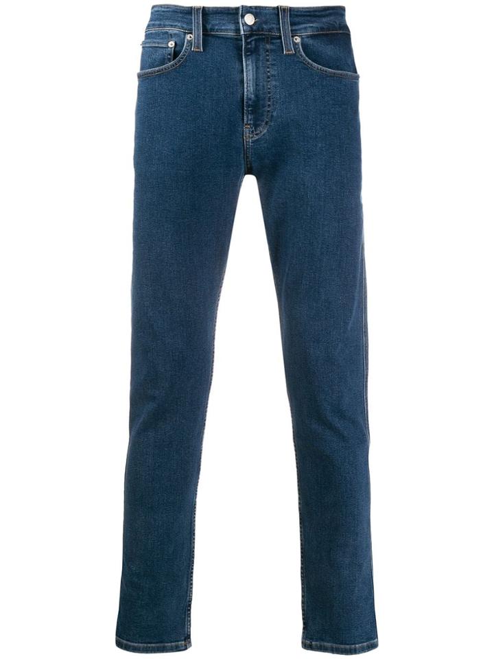 Calvin Klein Jeans Low Rise Skinny Jeans - Blue