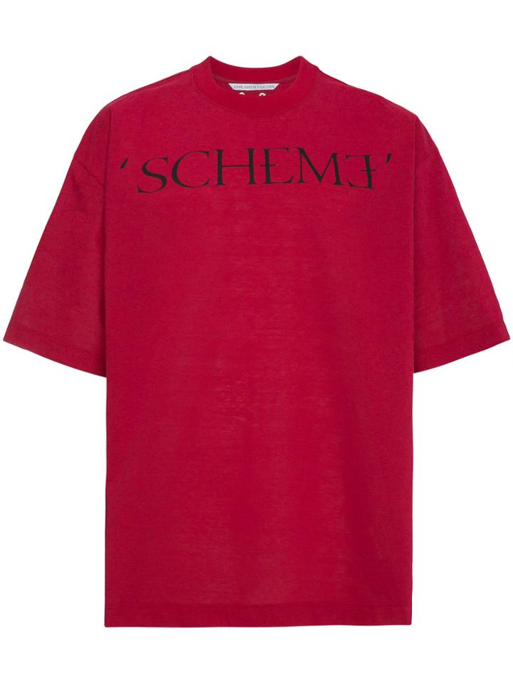 John Lawrence Sullivan Red Scheme Slogan T-shirt