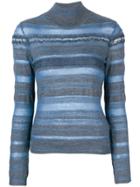 Ermanno Scervino Mock Neck Sweater - Blue
