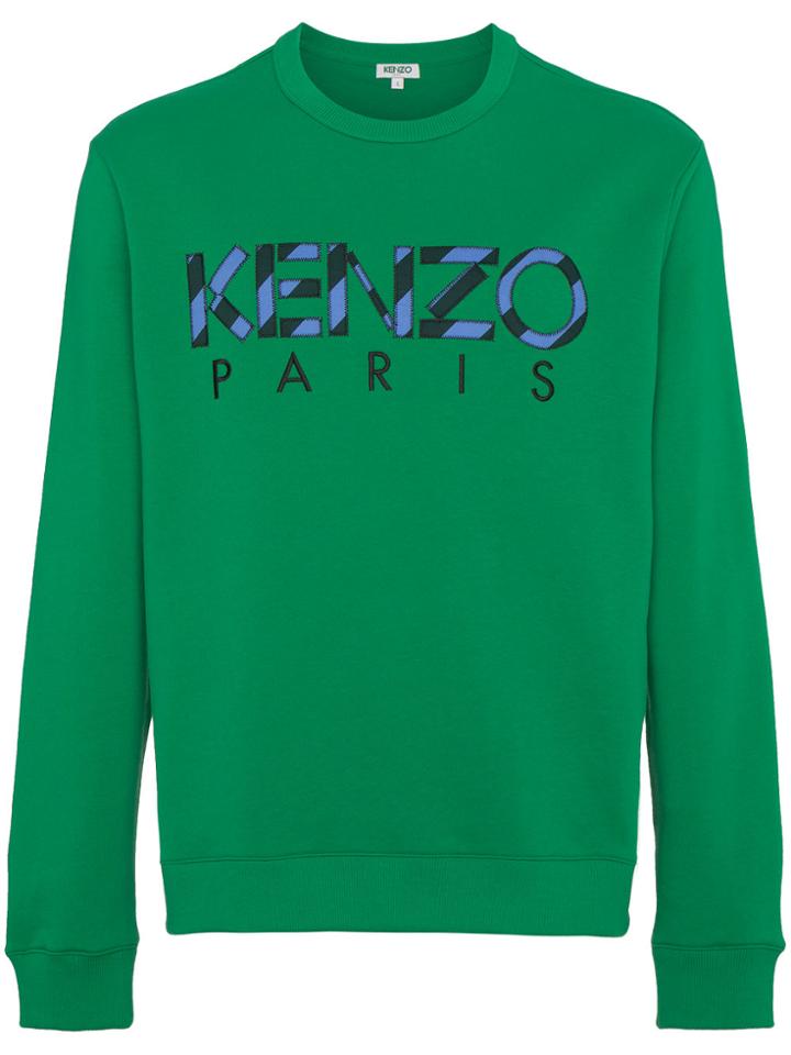 Kenzo Green Logo Sweater