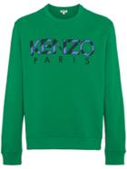 Kenzo Green Logo Sweater
