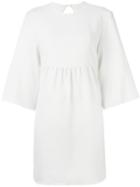 Isabel Marant Fitted Skirt Mini Dress, Women's, Size: 36, White, Polyester/acetate