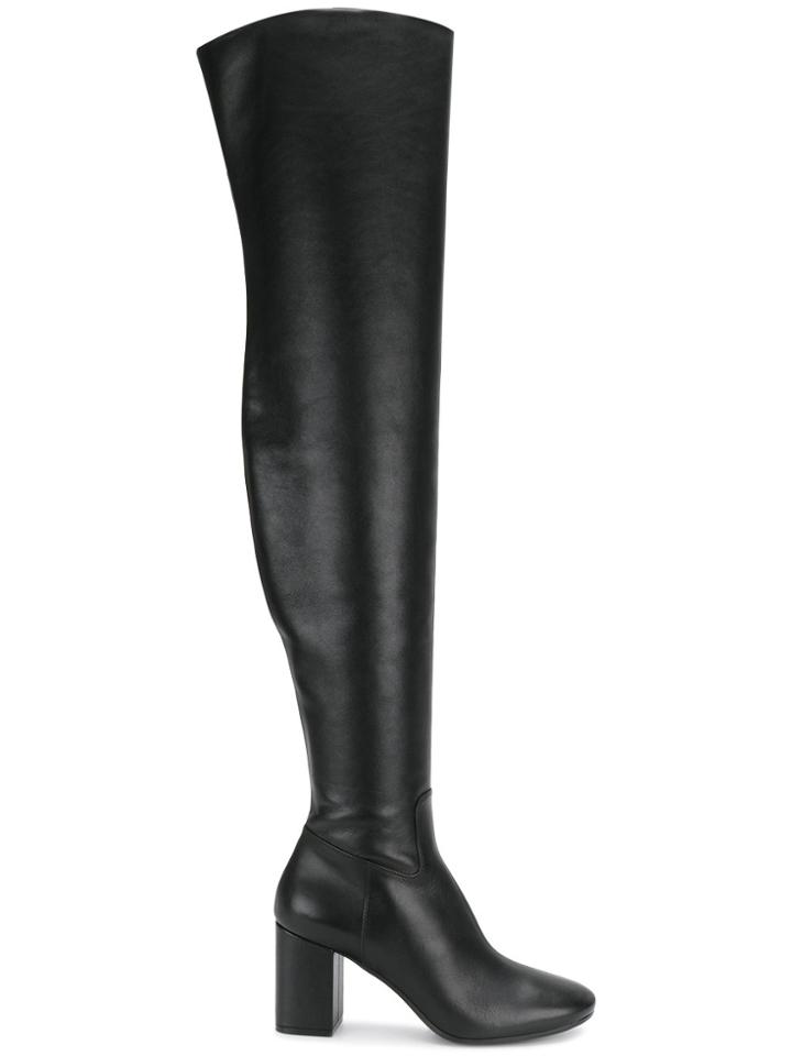 Balenciaga Ville Over-the-knee Boots - Black