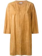 Desa Collection Oversized Jacket, Women's, Size: 36, Nude/neutrals, Cotton/suede