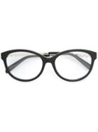 Emilio Pucci Round Frame Glasses, Black, Acetate/metal (other)