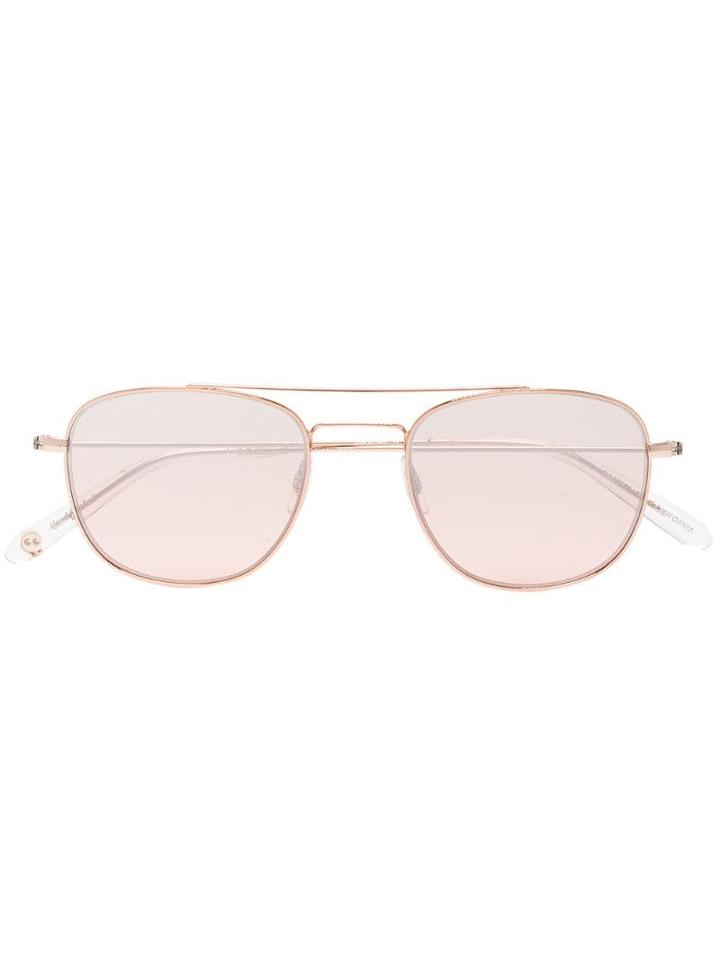 Garrett Leight Rose Gold Club House 50 Sunglasses - Pink