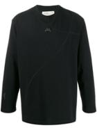 A-cold-wall* Core Logo Mesh Sweatshirt - Black