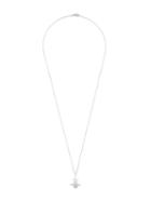 Vivienne Westwood Red Label 'saturn' Pendant Long Necklace, Women's, Metallic