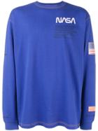 Heron Preston Round Neck Sweatshirt - Blue