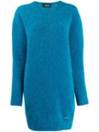 Dsquared2 Slouchy Sweater Dress - Blue
