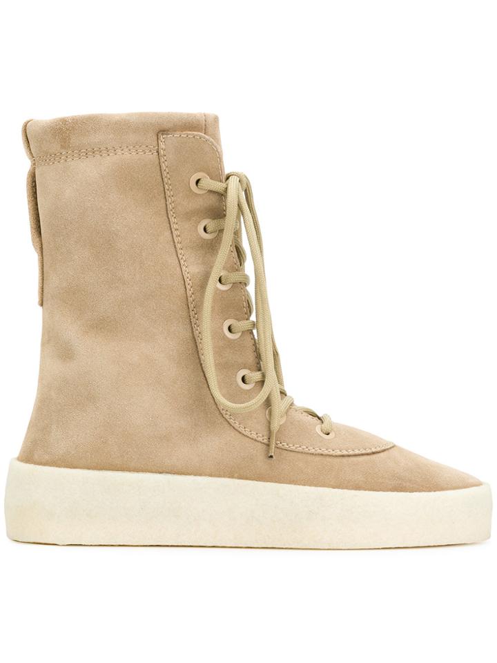 Yeezy Season 6 Lace-up Boots - Nude & Neutrals