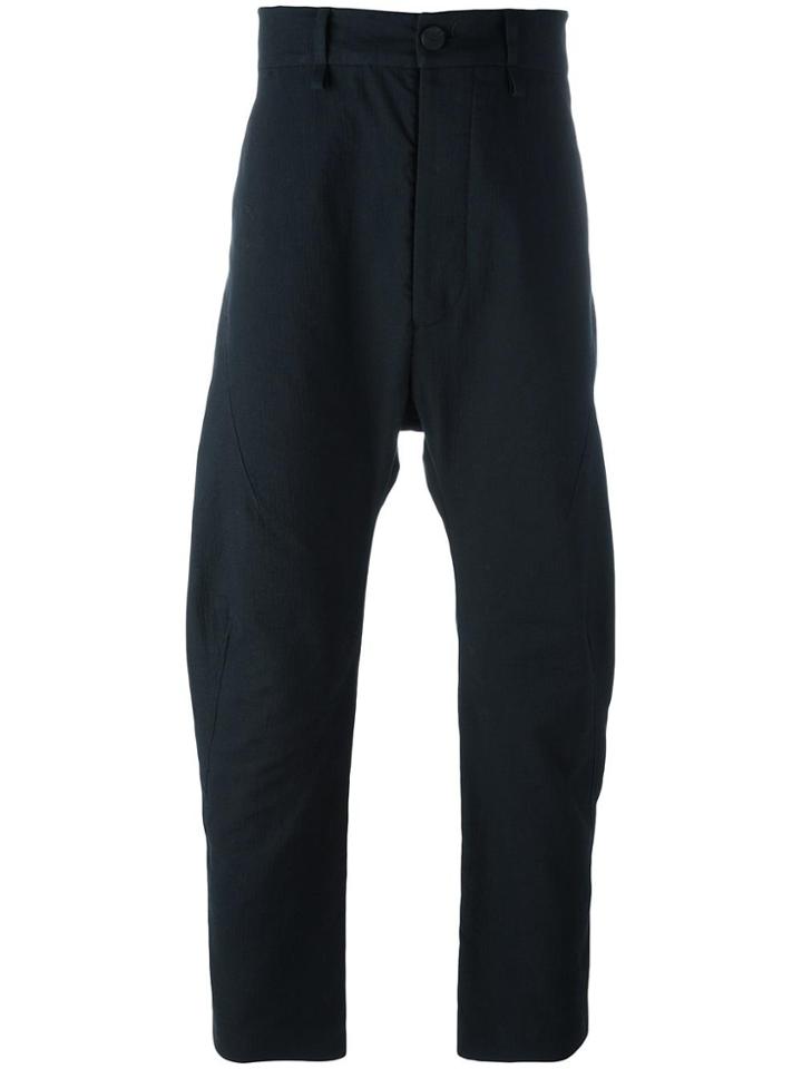 Cedric Jacquemyn Curved Leg Trousers - Black