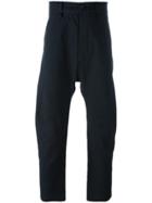 Cedric Jacquemyn Curved Leg Trousers - Black