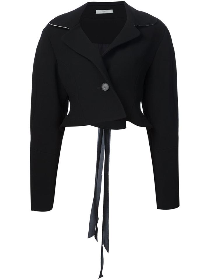 Tome Tie Rear Cropped Jacket