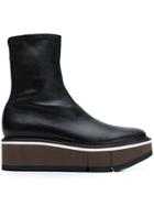 Clergerie Platform Ankle Boots - Black