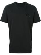 Y-3 Logo Print T-shirt, Men's, Size: Large, Black, Cotton
