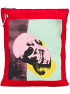 Calvin Klein 205w39nyc Skull Print Pouch - Red
